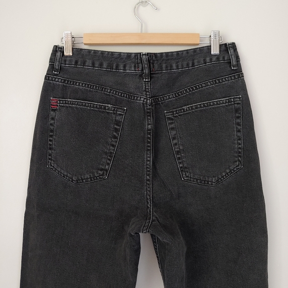 BDG High-Waisted Mom Jeans Washed Black Denim Size 30 Urban Outfitters - Picture 12 of 16